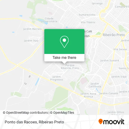 Ponto das Racoes map
