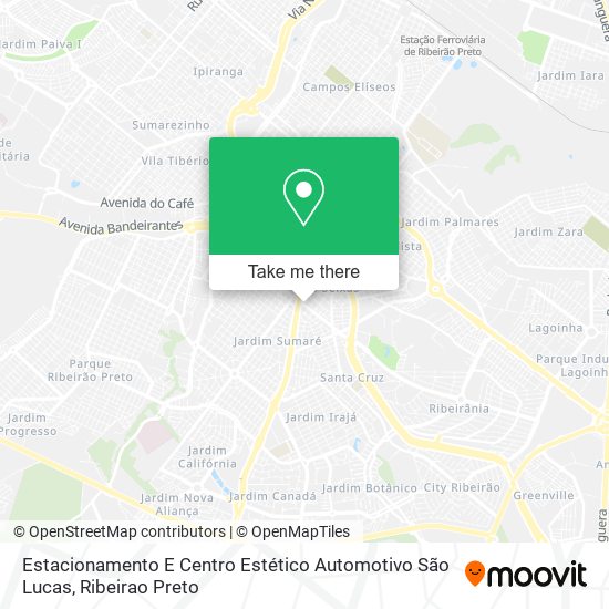 Mapa Estacionamento E Centro Estético Automotivo São Lucas