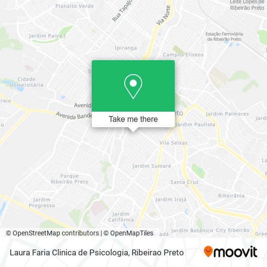 Laura Faria Clinica de Psicologia map