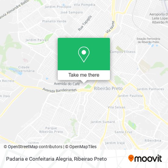 Padaria e Confeitaria Alegria map