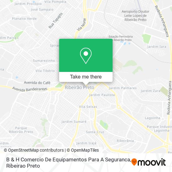 Mapa B & H Comercio De Equipamentos Para A Seguranca