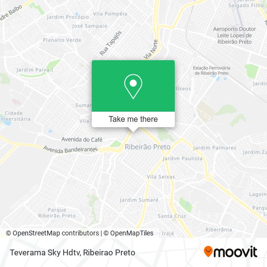 Mapa Teverama Sky Hdtv