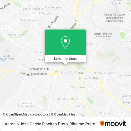 Antonio Jose Garcia Ribeirao Preto map