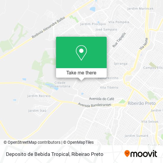 Deposito de Bebida Tropical map