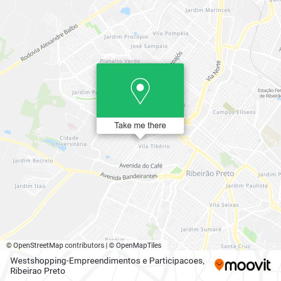 Mapa Westshopping-Empreendimentos e Participacoes