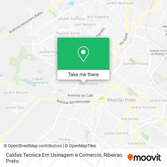 Mapa Caldas Tecnica Em Usinagem e Comercio