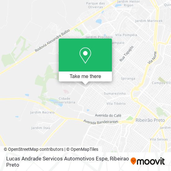 Mapa Lucas Andrade Servicos Automotivos Espe