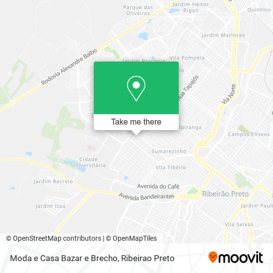 Mapa Moda e Casa Bazar e Brecho