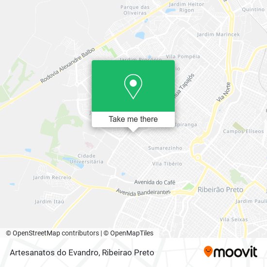 Mapa Artesanatos do Evandro