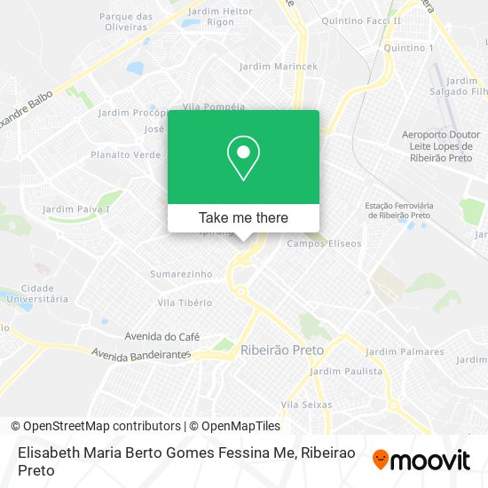 Elisabeth Maria Berto Gomes Fessina Me map