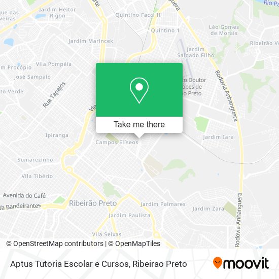 Mapa Aptus Tutoria Escolar e Cursos