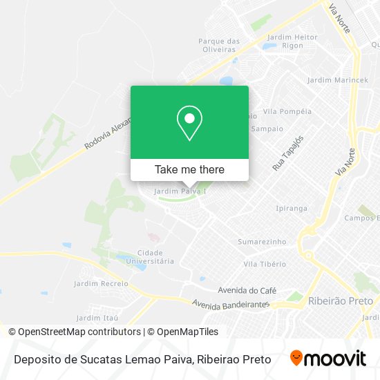 Deposito de Sucatas Lemao Paiva map