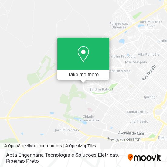 Mapa Apta Engenharia Tecnologia e Solucoes Eletricas