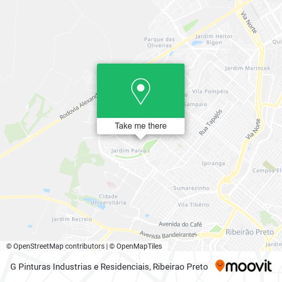 G Pinturas Industrias e Residenciais map