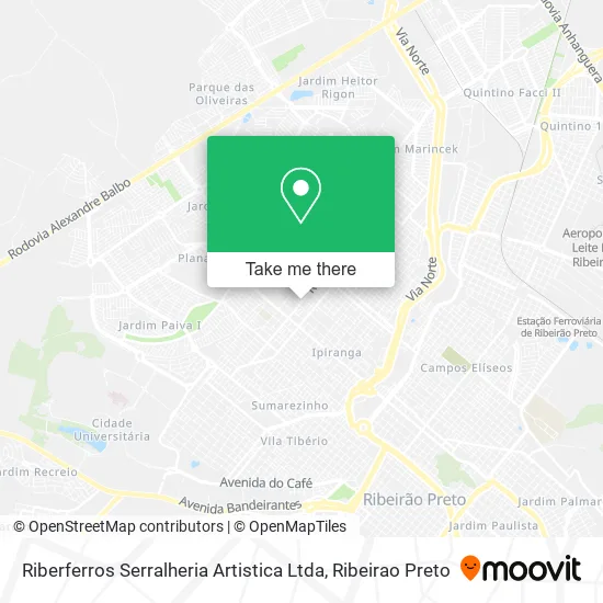 Riberferros Serralheria Artistica Ltda map
