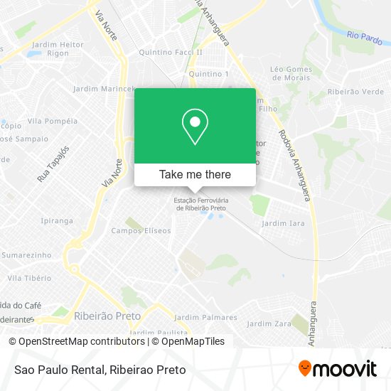 Sao Paulo Rental map