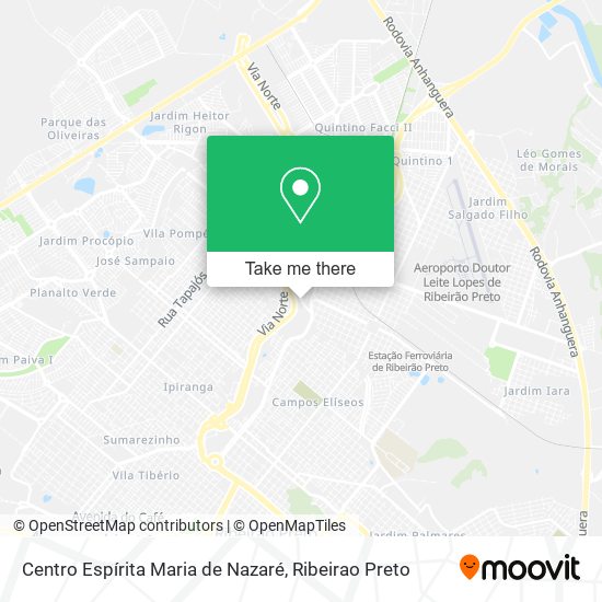 Centro Espírita Maria de Nazaré map