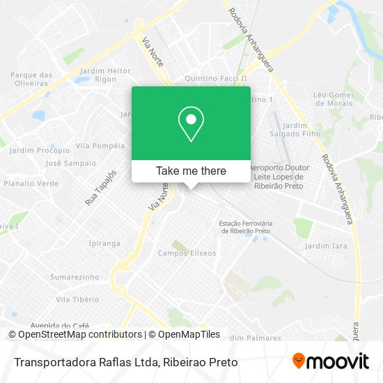 Mapa Transportadora Raflas Ltda