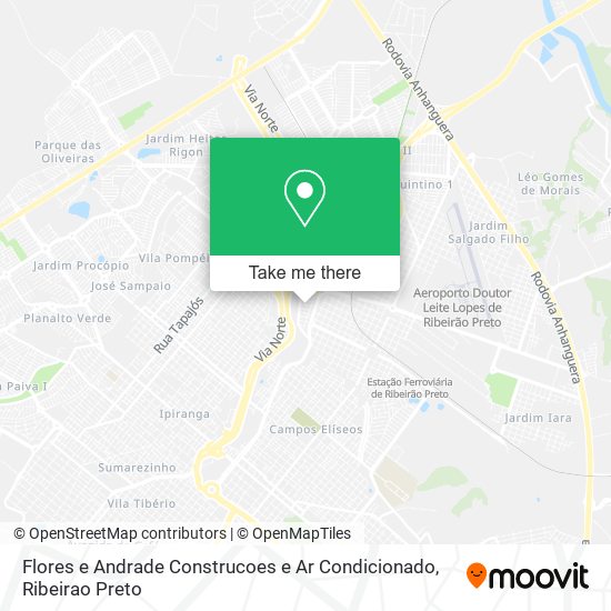 Mapa Flores e Andrade Construcoes e Ar Condicionado