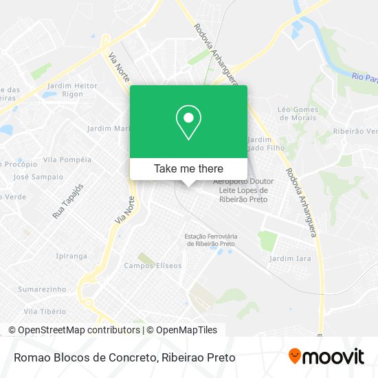 Romao Blocos de Concreto map