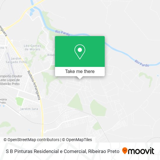 S B Pinturas Residencial e Comercial map