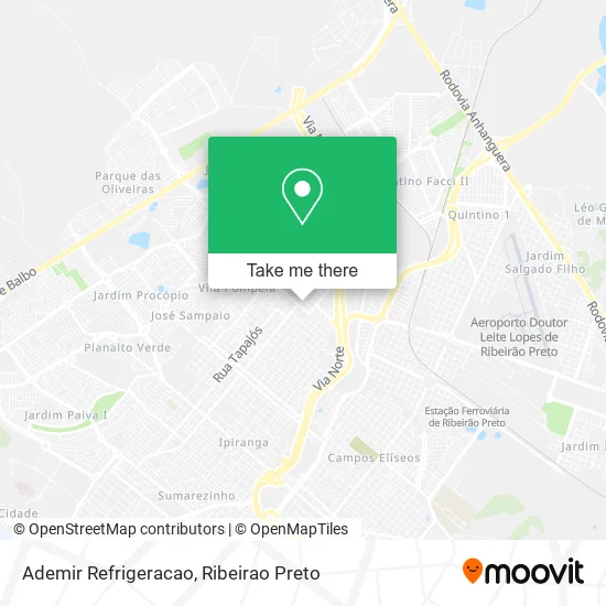 Ademir Refrigeracao map