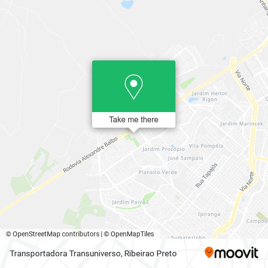 Mapa Transportadora Transuniverso