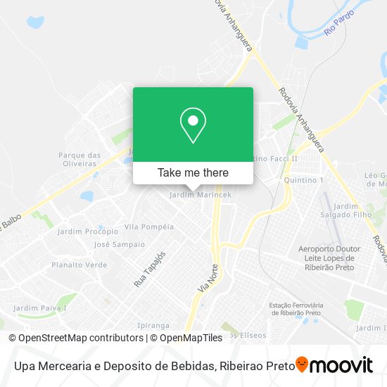 Upa Mercearia e Deposito de Bebidas map