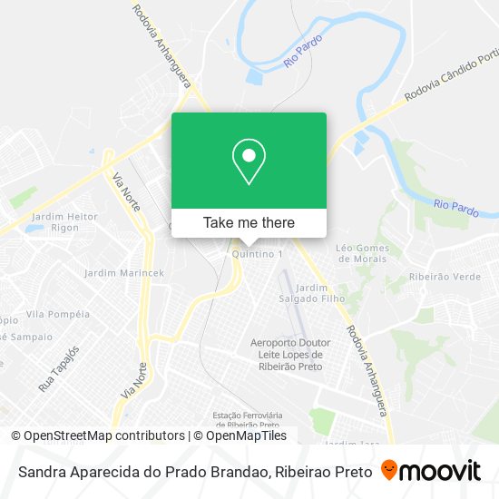 Mapa Sandra Aparecida do Prado Brandao