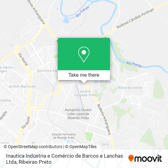 Inautica Indústria e Comércio de Barcos e Lanchas Ltda map