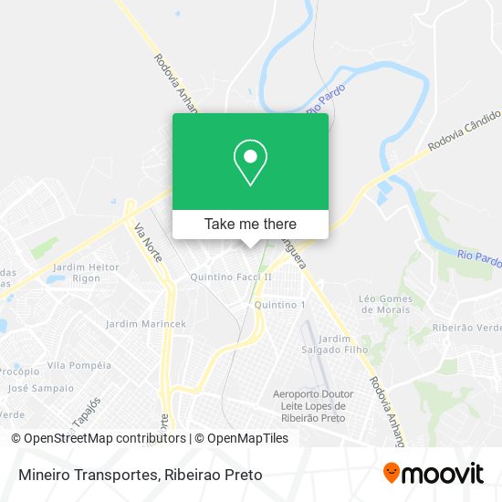 Mapa Mineiro Transportes