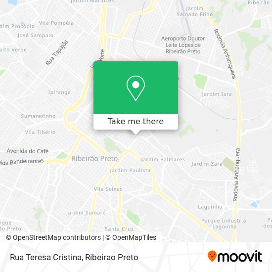 Rua Teresa Cristina map