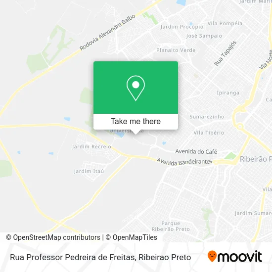 Rua Professor Pedreira de Freitas map