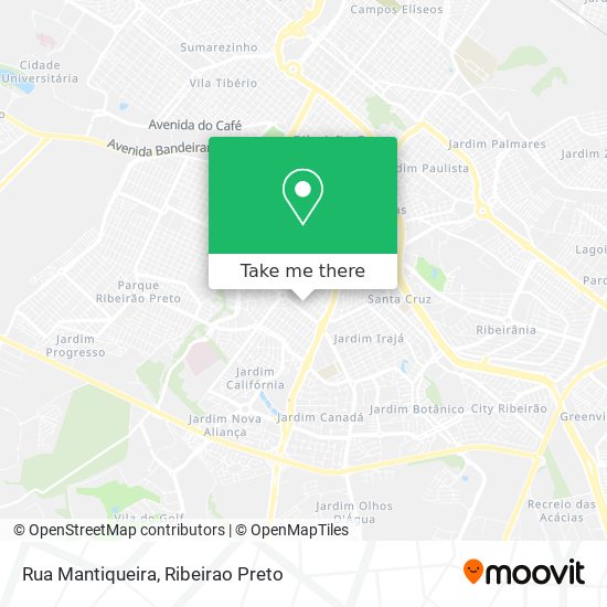 Rua Mantiqueira map