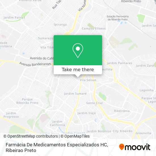 Mapa Farmácia De Medicamentos Especializados HC