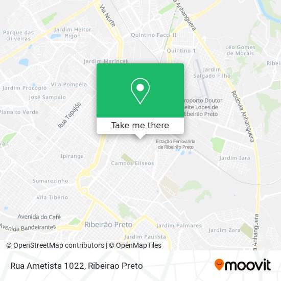 Mapa Rua Ametista 1022