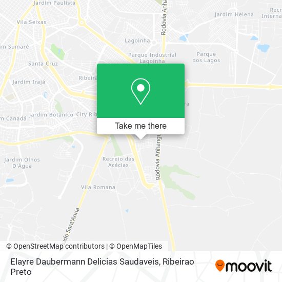 Elayre Daubermann Delicias Saudaveis map