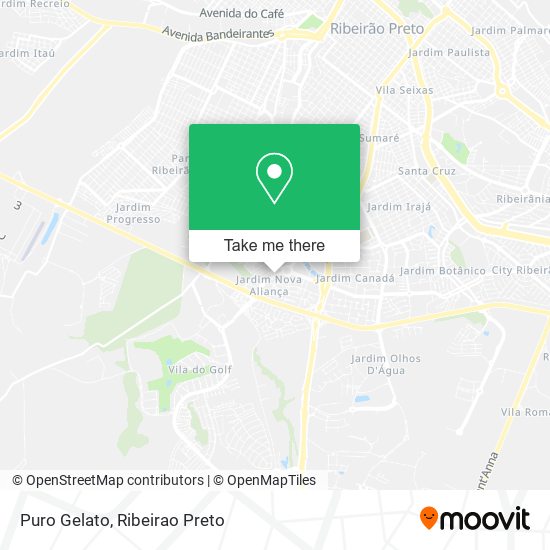 Puro Gelato map
