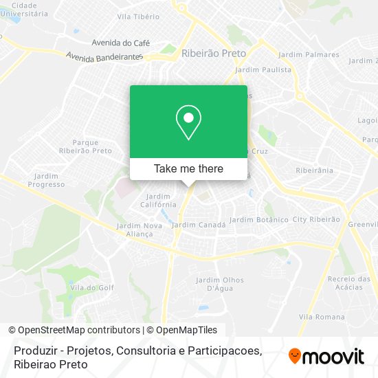 Produzir - Projetos, Consultoria e Participacoes map