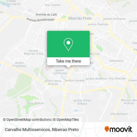 Carvalho Multisservicos map
