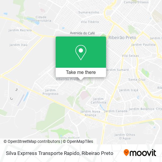 Mapa Silva Exprress Transporte Rapido