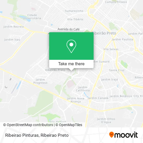 Ribeirao Pinturas map
