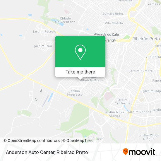 Anderson Auto Center map