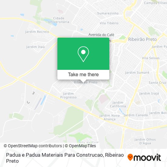 Padua e Padua Materiais Para Construcao map