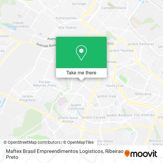 Mapa Maftex Brasil Empreendimentos Logisticos