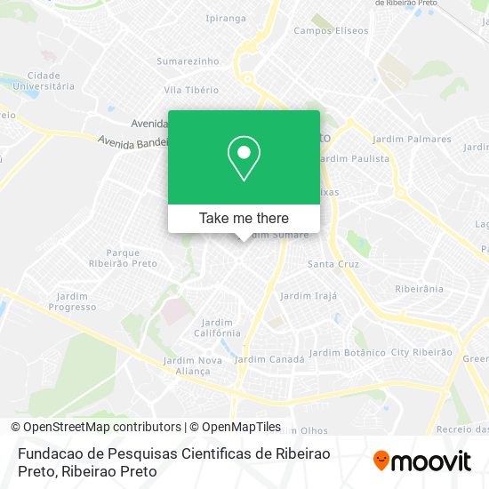 Fundacao de Pesquisas Cientificas de Ribeirao Preto map