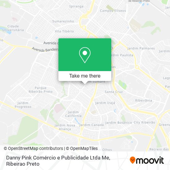 Mapa Danny Pink Comércio e Publicidade Ltda Me