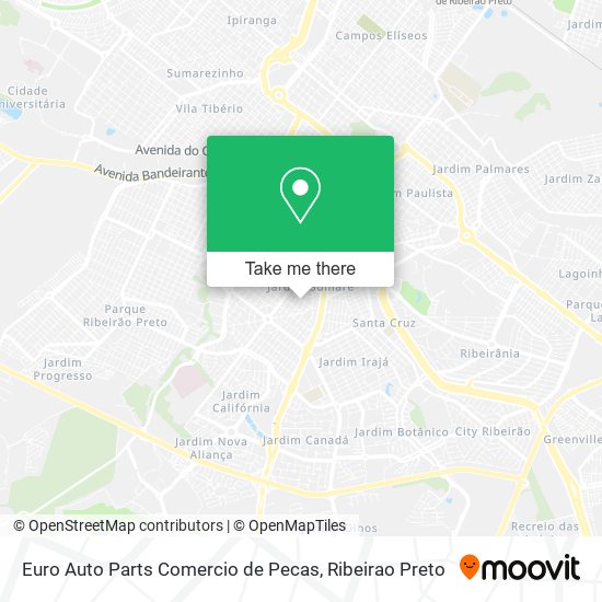 Euro Auto Parts Comercio de Pecas map