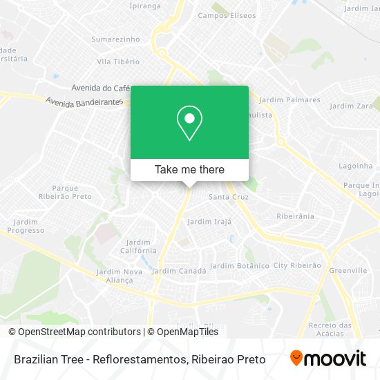 Brazilian Tree - Reflorestamentos map