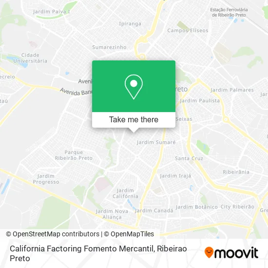 California Factoring Fomento Mercantil map